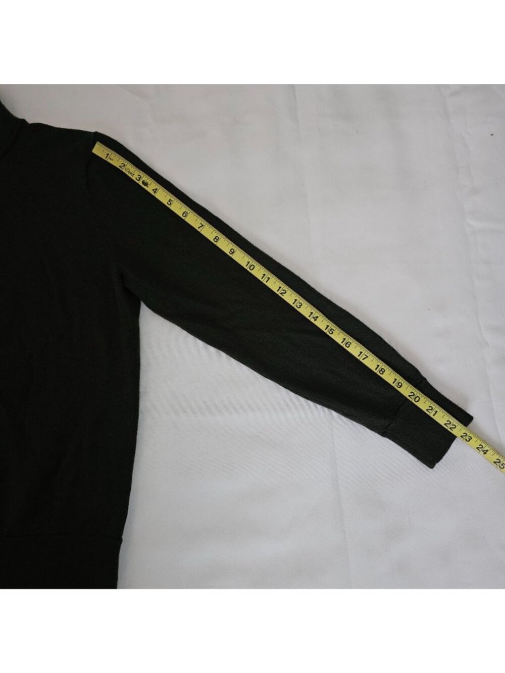 J. Crew Gray 100% Merino Wool Quarter Zip Long Sleeve Pullover Sweater Sz Large - Picture 12 of 13